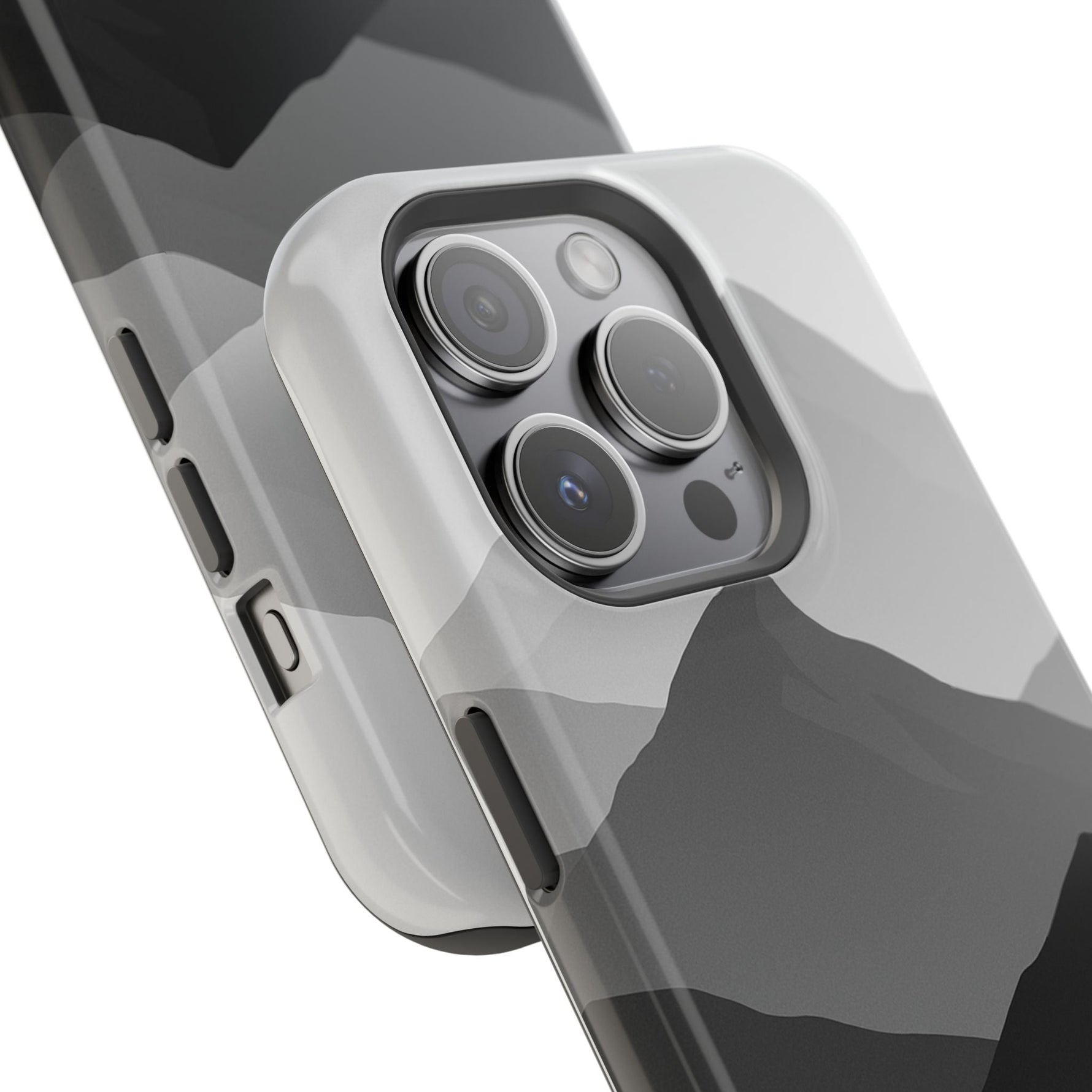 Monochrome Mountain Design iPhone Case | MagSafe  Shamo's