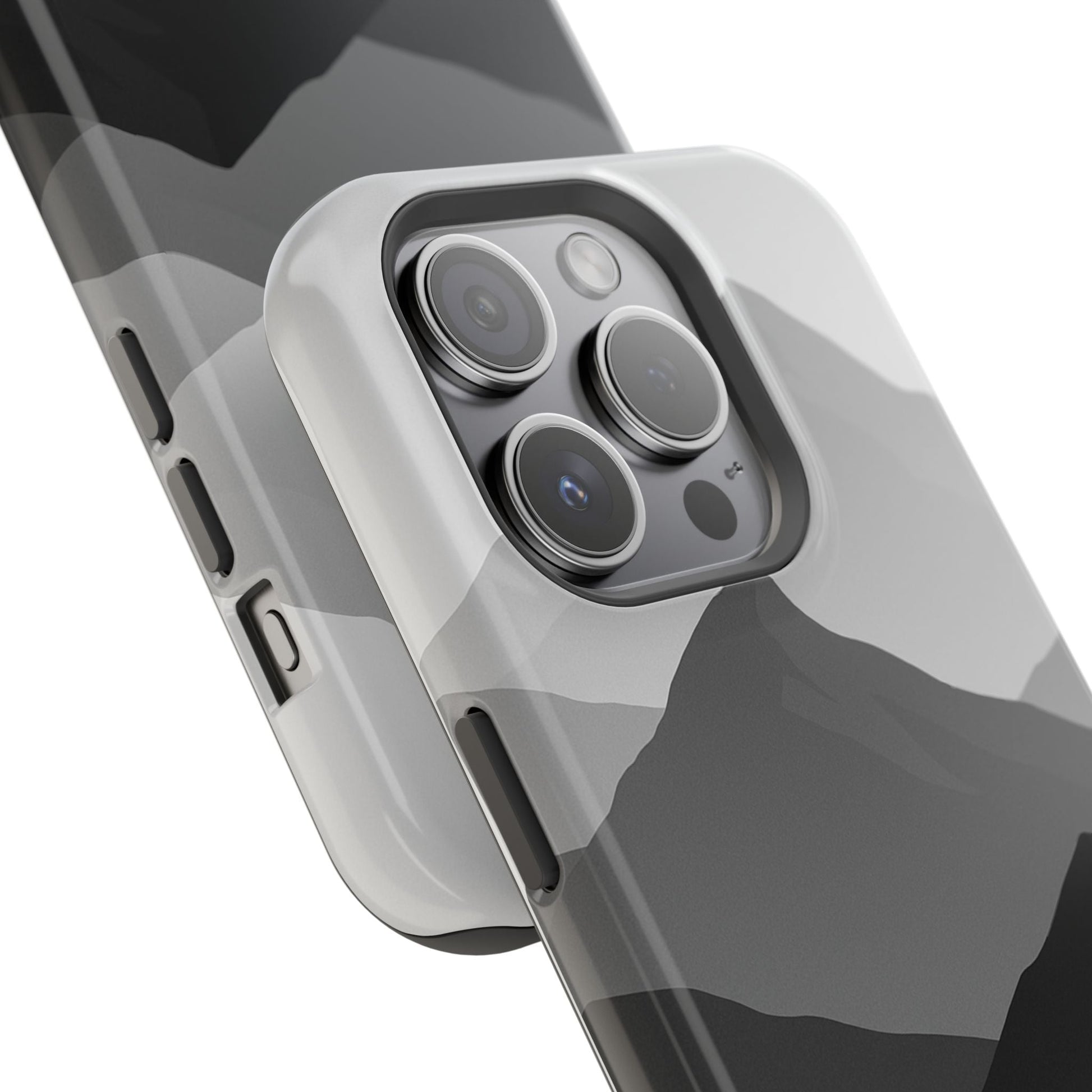 Monochrome Mountain Design iPhone Case | MagSafe  Shamo's