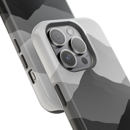 Monochrome Mountain Design iPhone Case | MagSafe  Shamo's