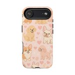 Puppies & Hearts iPhone Case compatible with MagSafe - Shamo's