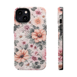 Floral Impact-Resistant Magnetic Phone Case