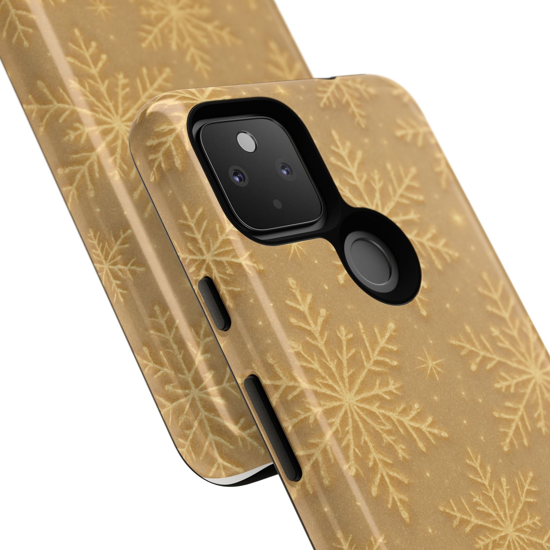 Golden Snowflake Holiday iPhone Case  Shamo's