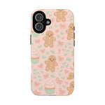 Gingerbread Candy Holiday Tough iPhone Case | compatible with MagSafe  Shamo's iPhone 16 Plus / Matte