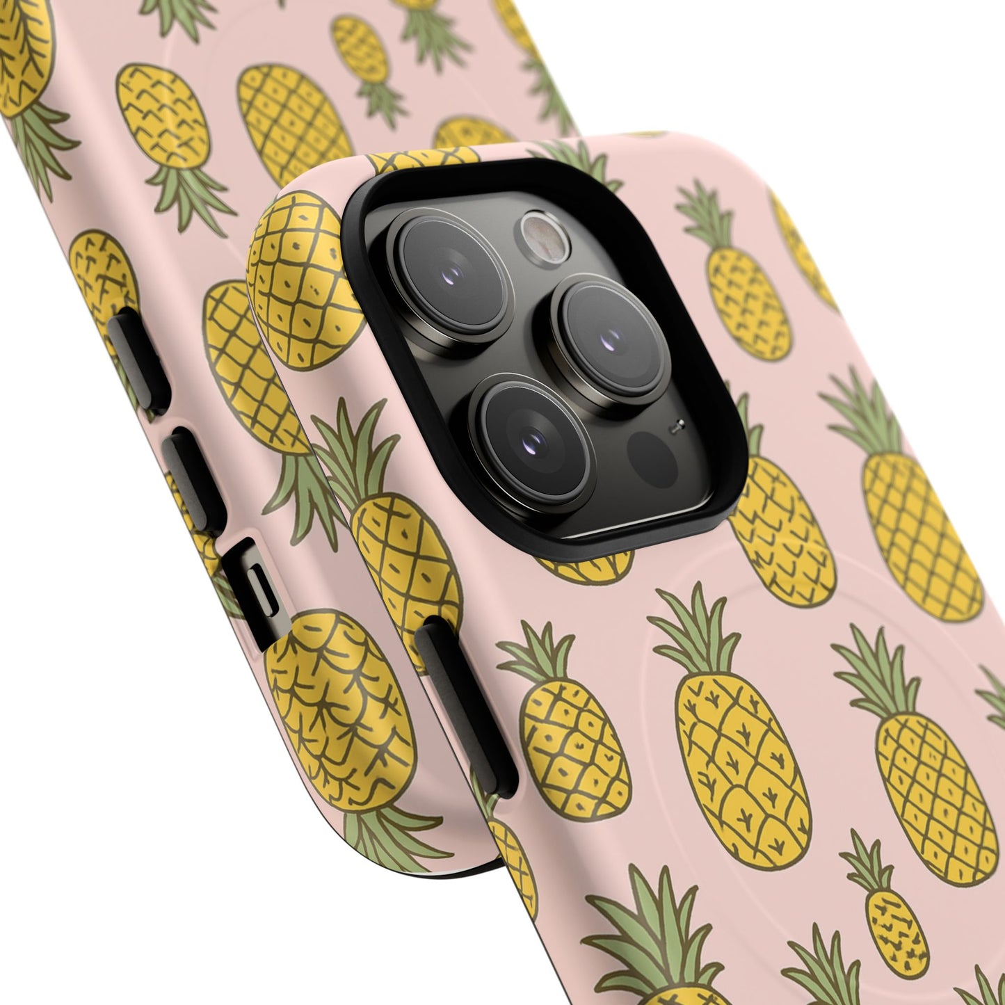 Pineapple Pattern Fruit Case for iPhone | MagSafe Compatible