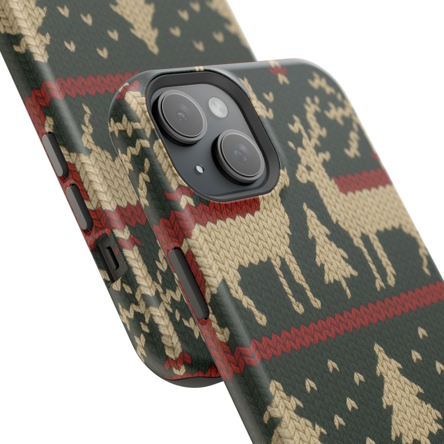 Holiday Reindeer Knit iPhone Case | compatible with MagSafe  Shamo's