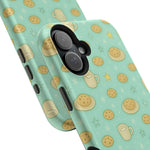 Cookie & Coffee Pattern Tough iPhone Case — Impact-Resistant  Shamo's