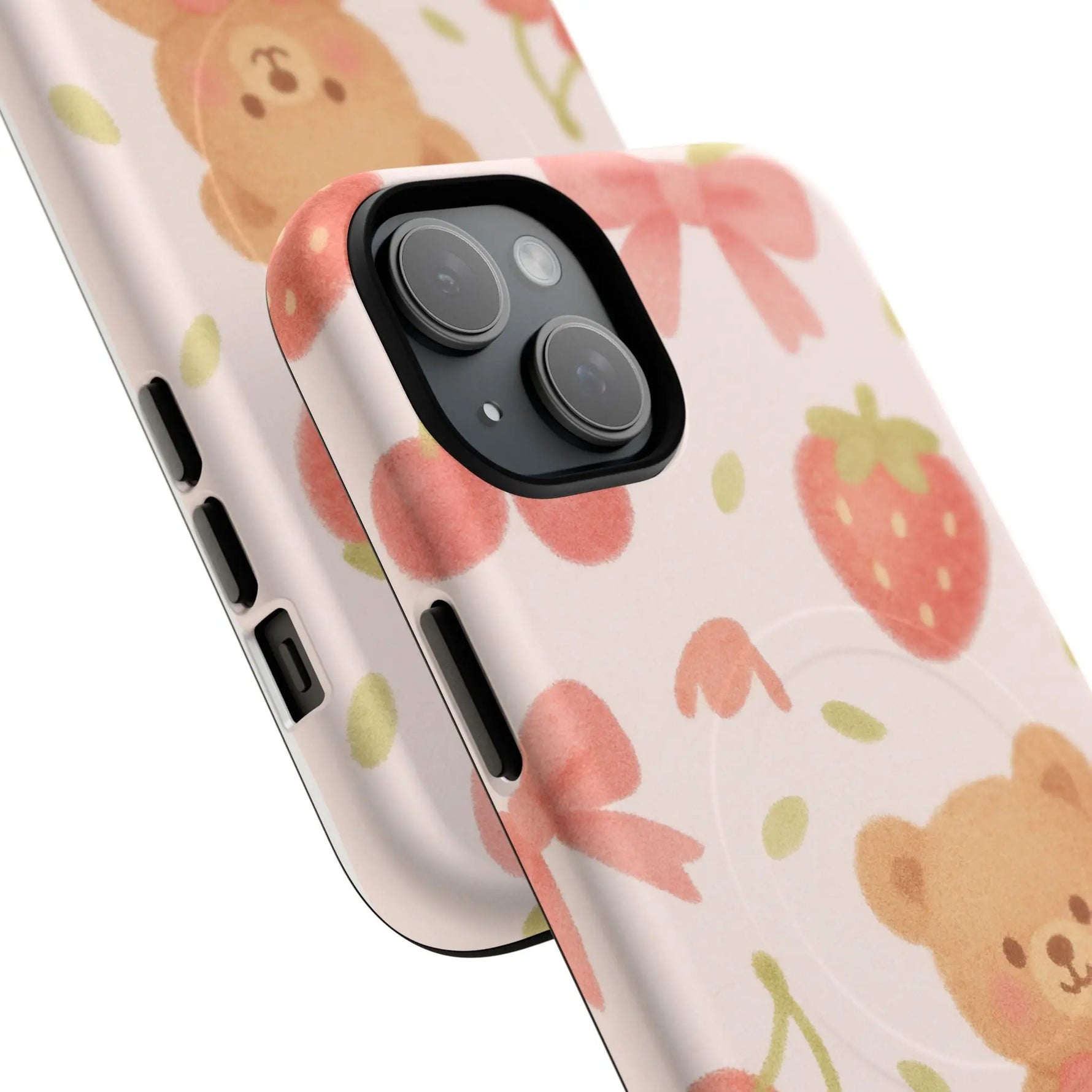 Teddy Berry Basket Friends iPhone Case with MagSafe - Shamo's