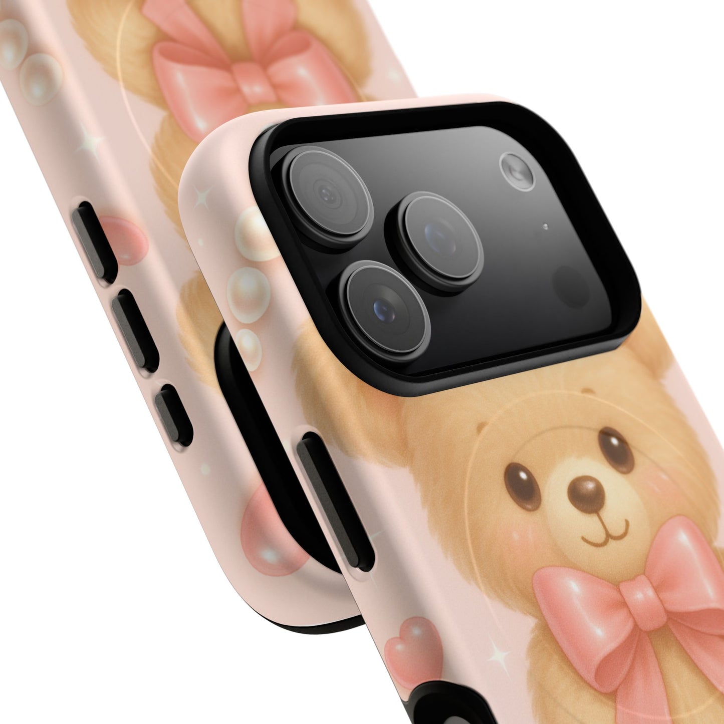 Ribbon Teddy Bear Love iPhone Case with MagSafe