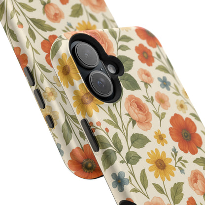 Floral Vintage Garden iPhone Case — with MagSafe  Shamo's