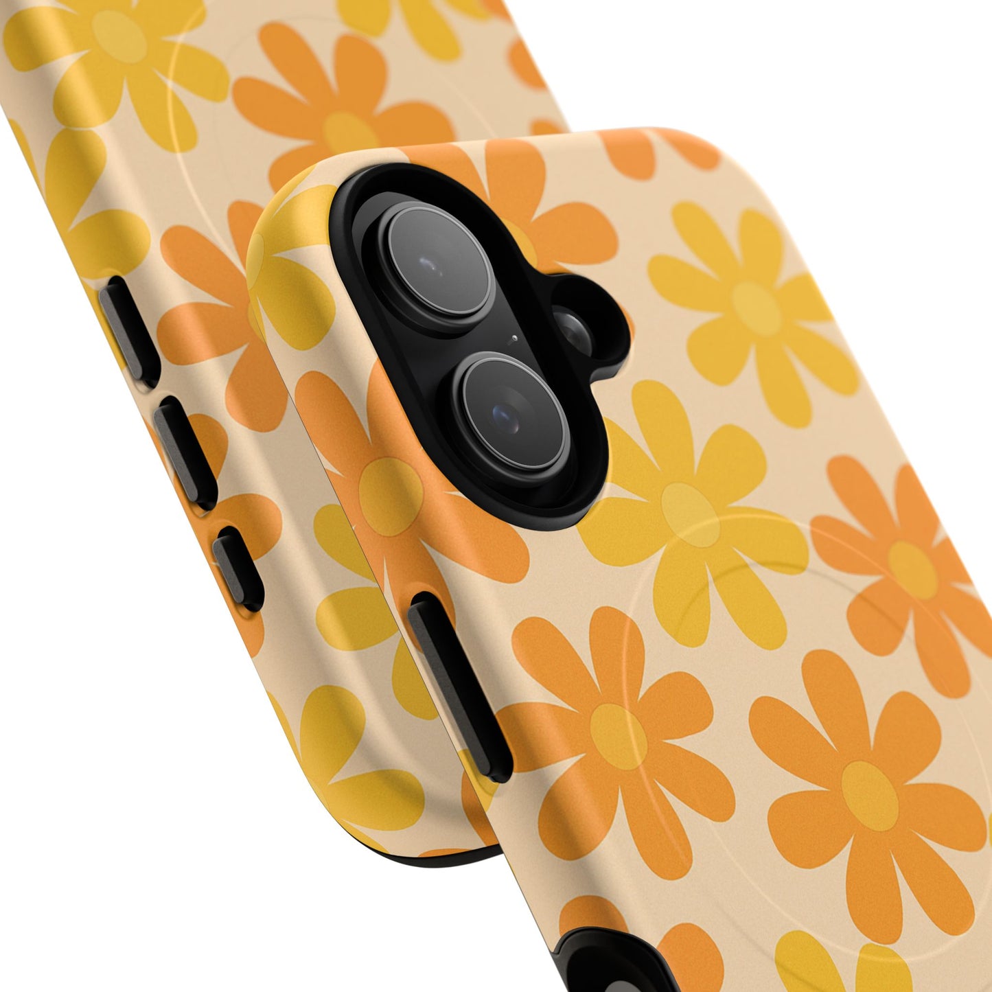 Retro Daisies Pattern iPhone Case | MagSafe