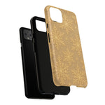 Golden Snowflake Holiday iPhone Case  Shamo's