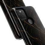 Black Marble Tough iPhone Case  Shamo's