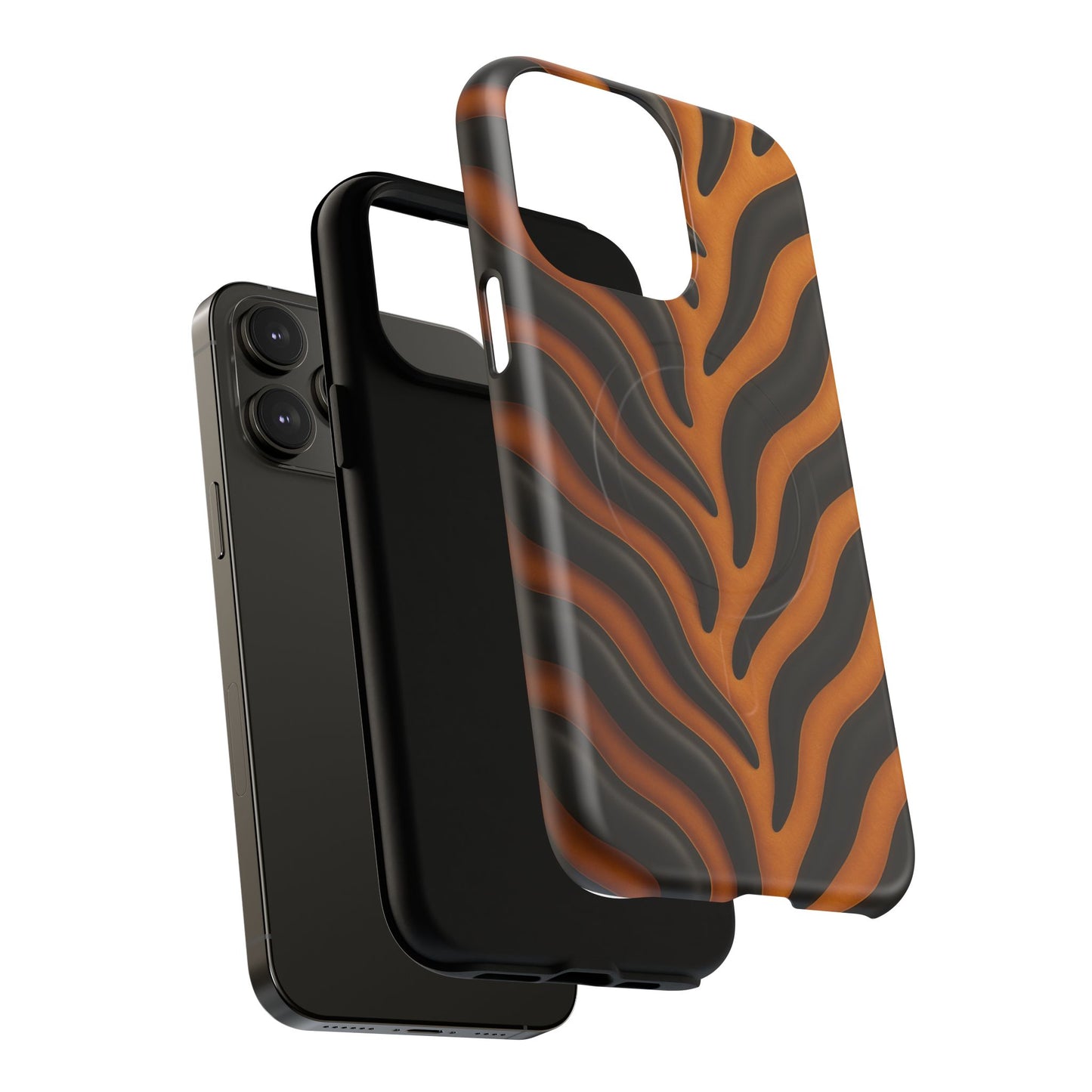 Fierce Tiger Striped iPhone Case - Works with MagSafe