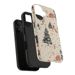 Winter Village Holiday Tough iPhone Case — Vintage Holidays & Snow Scene  Shamo's