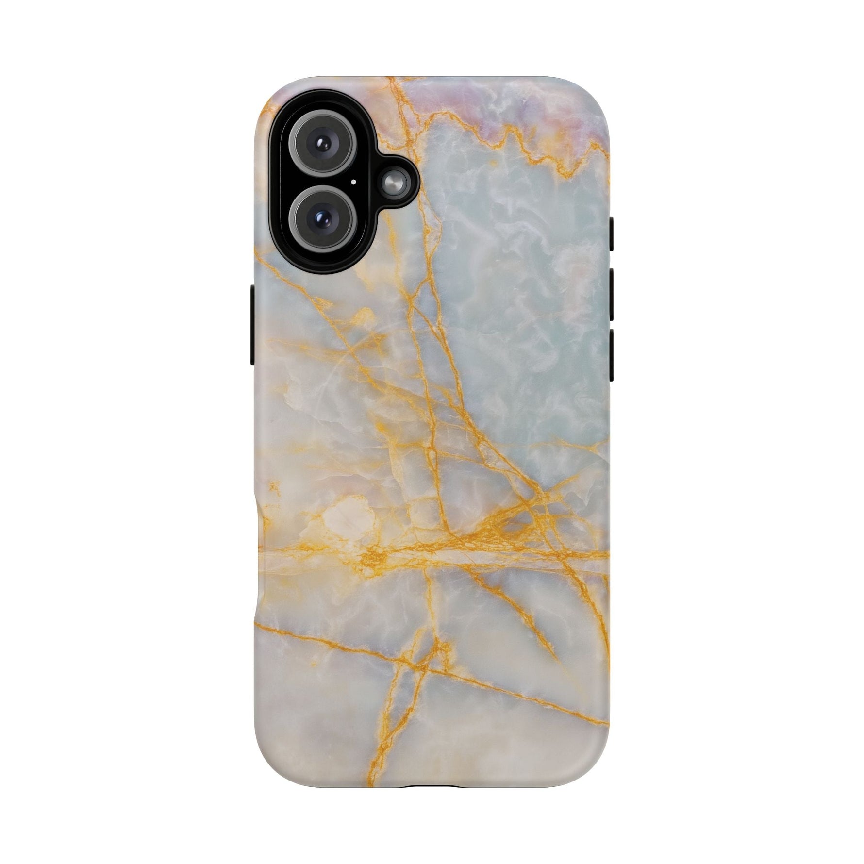 Marble Gold Vein iPhone Case (MagSafe Compatible)  Shamo's iPhone 16 Plus / Matte