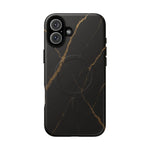 Black & Gold Marble iPhone Case with MagSafe - Shamo's