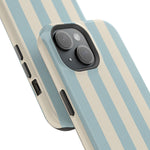 Blue Strips Pattern iPhone Case Compatible with MagSafe