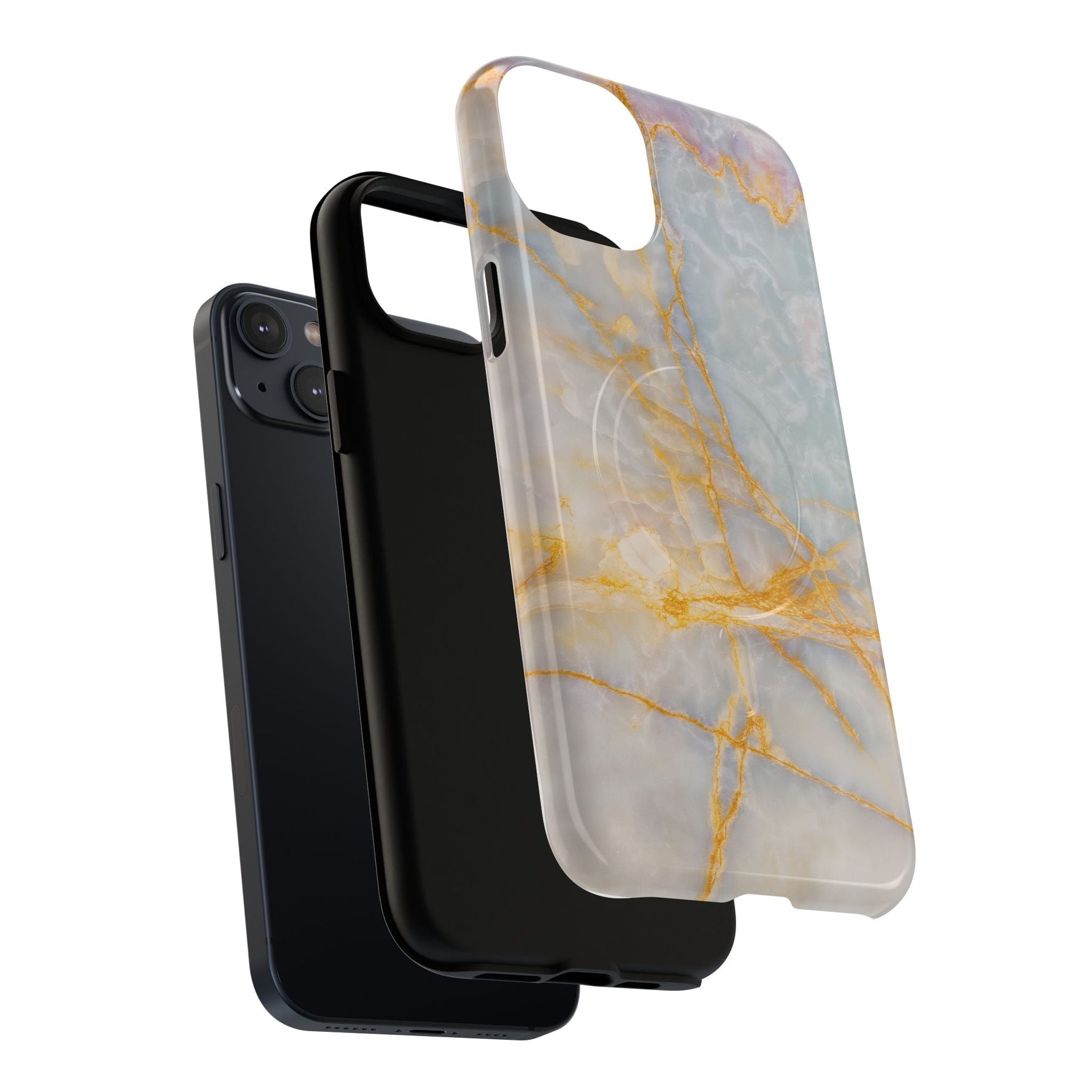 Marble Gold Vein iPhone Case (MagSafe Compatible)  Shamo's