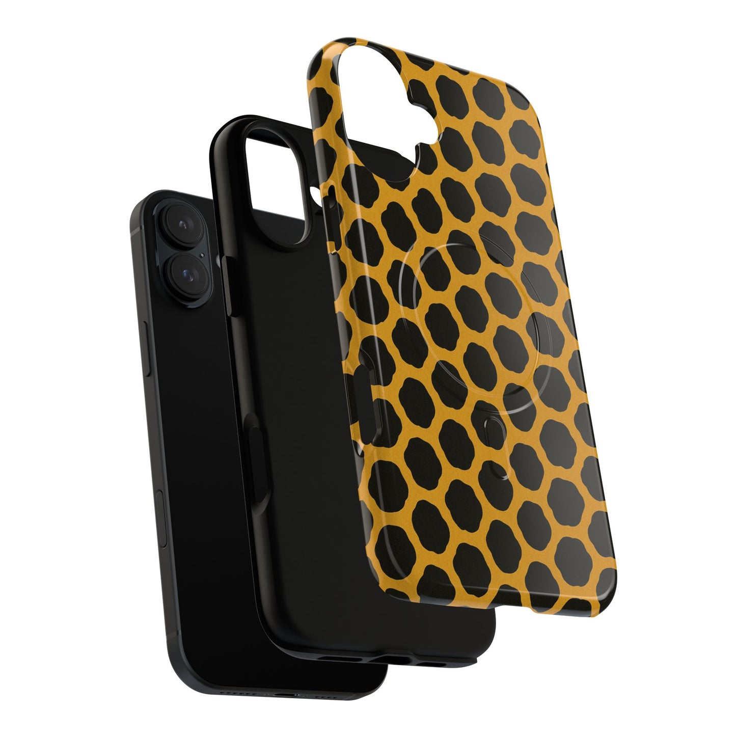 Stylish Leopard Pattern Magnetic iPhone Case | Compatible with MagSafe