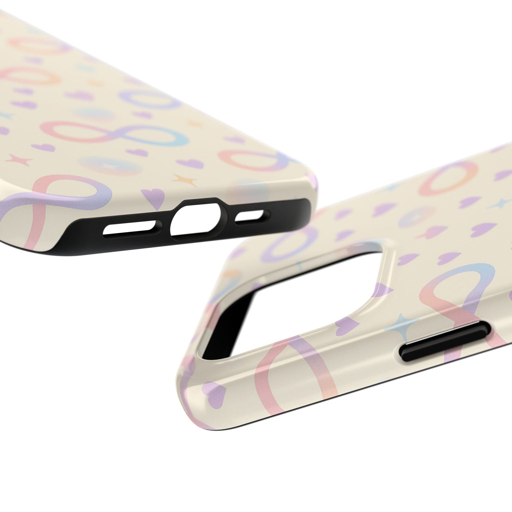 Infinity Pattern Tough Phone Case — Pastel Hearts & Stars  Shamo's