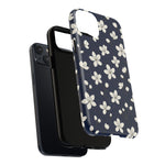 Navy Blossom Floral iPhone Case | MagSafe  Shamo's