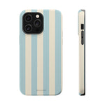 Blue Strips Pattern iPhone Case Compatible with MagSafe
