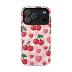 Y2K Cherries & Hearts iPhone Case | MagSafe - Shamo's