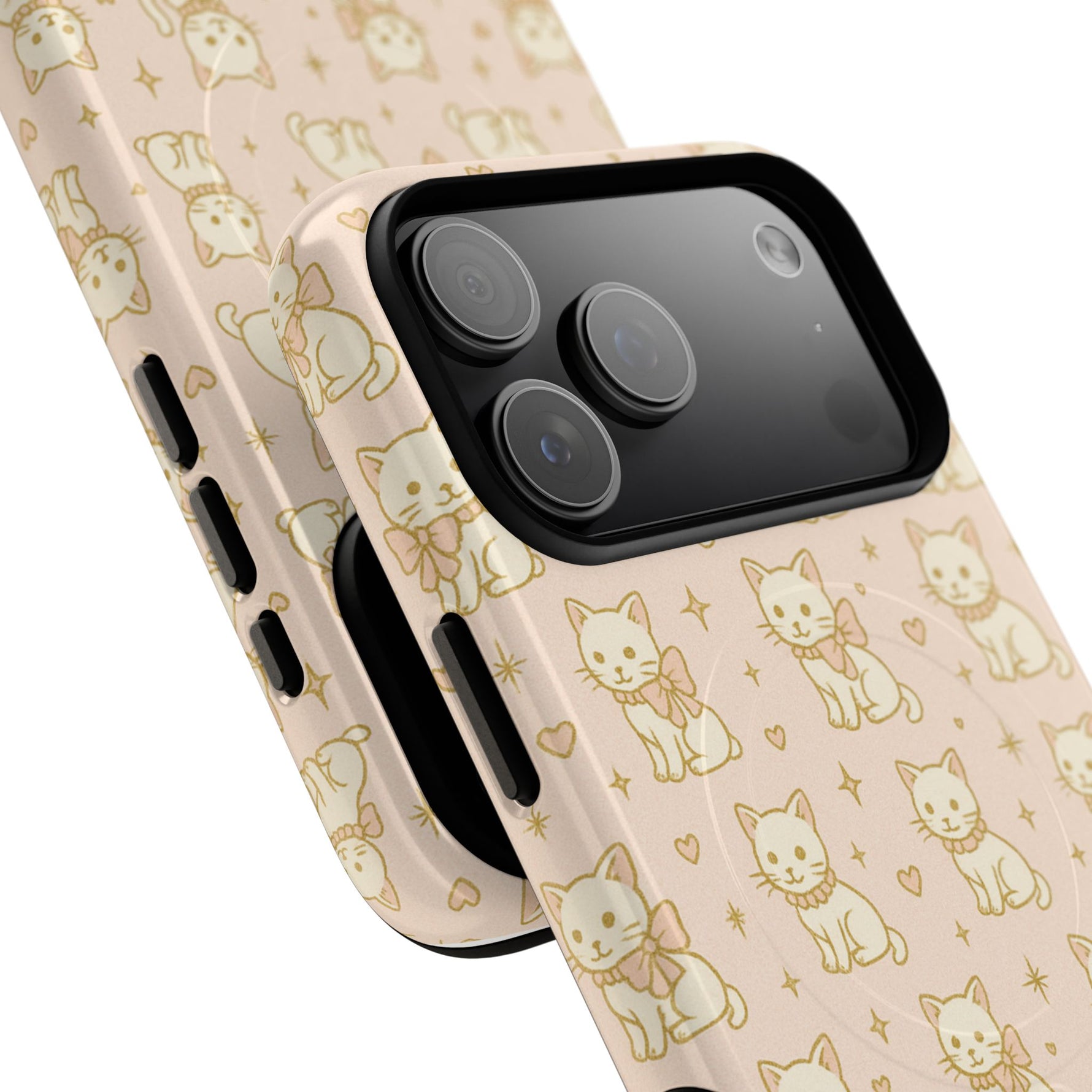 Cute Kawaii Cat Pattern iPhone Case with MagSafe - Shamo's