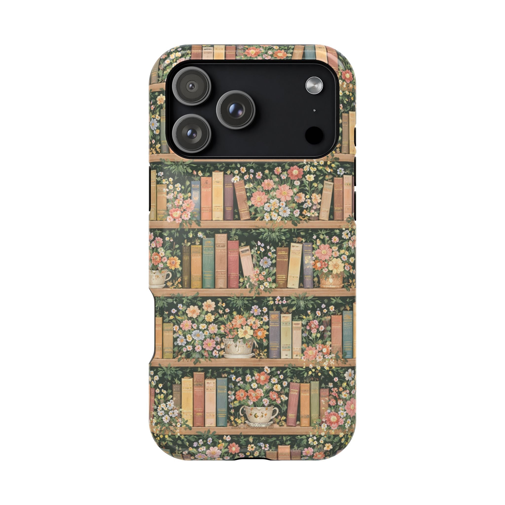Floral Bookshelf Phone Case