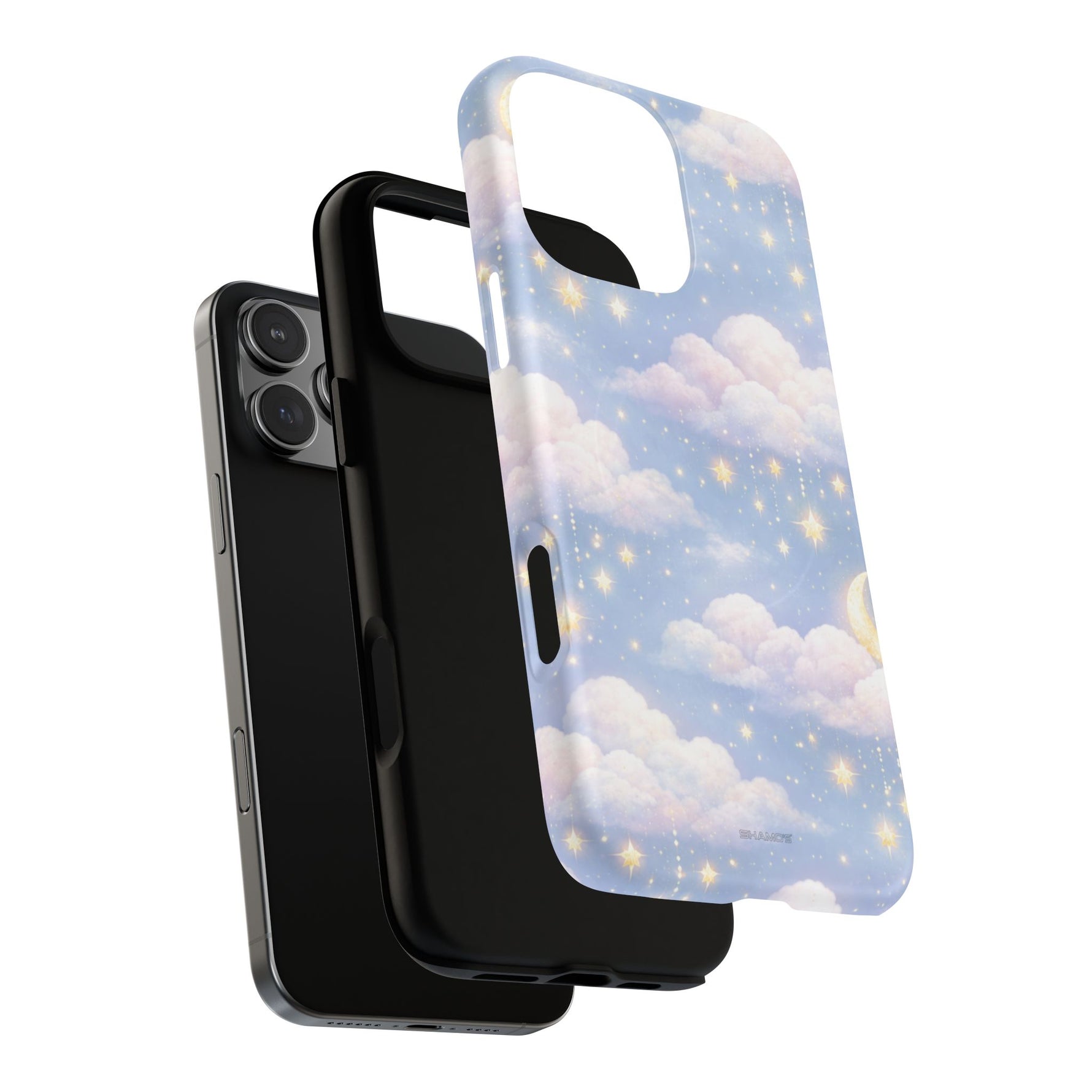 Starlit Clouds i Phone Case with MagSafe - iPhone 17 / Glossy - Shamo's