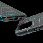Neon Grid Magnetic Impact-Resistant iPhone Case | MagSafe compatible  Shamo's