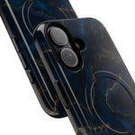 Midnight Marble iPhone Case with MagSafe - iPhone 17 / Glossy - Shamo's