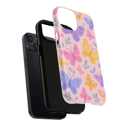 Butterfly Pattern Compatible with MagSafe Tough Magnetic Phone Case