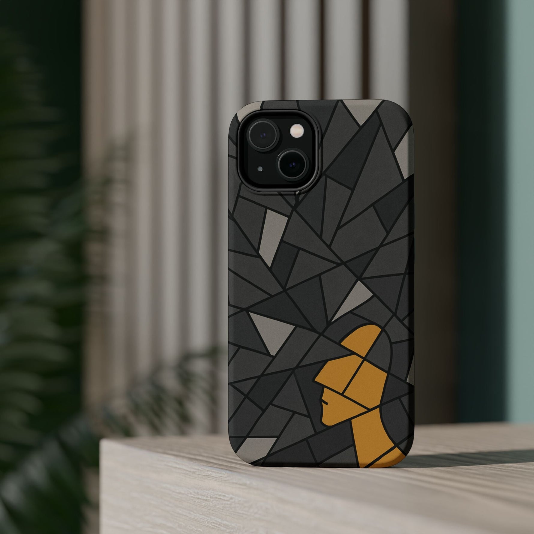 “Rebuilding Myself” Abstract iPhone Case — Magnetic MagSafe Impact-Resistant  Shamo's