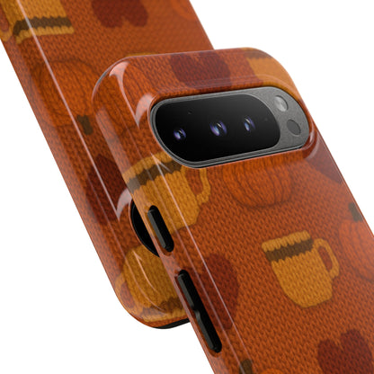 Fall Pumpkin & Coffee iPhone Case