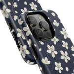 Navy Blossom Floral iPhone Case | MagSafe  Shamo's