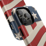 Patriotic iPhone Cases - MagSafe Tough American Flag Design - Shamo's