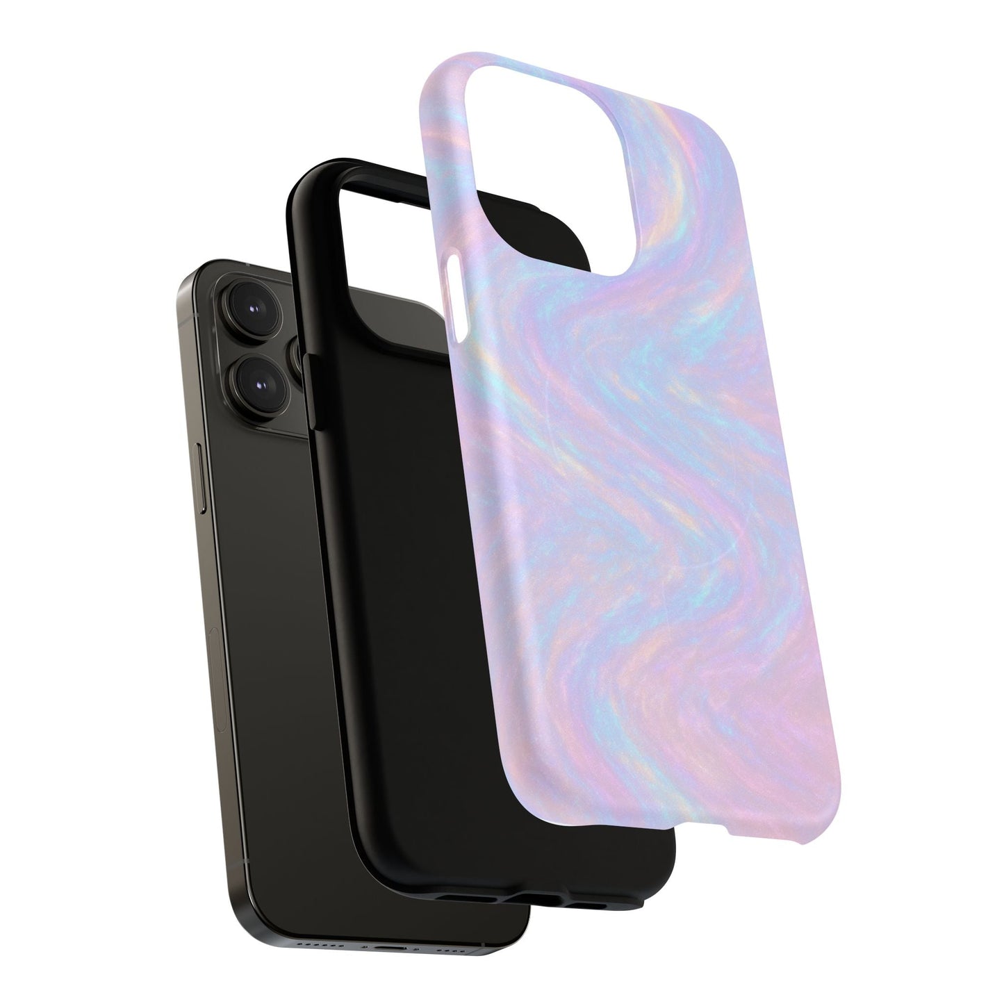 Luxury Series Iridescent Swirl iPhone Case with MagSafe
