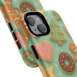 Holiday Cookie Pattern iPhone Case — MagSafe compatible  Shamo's