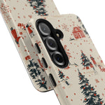 Winter Village Holiday Tough iPhone Case — Vintage Holidays & Snow Scene  Shamo's