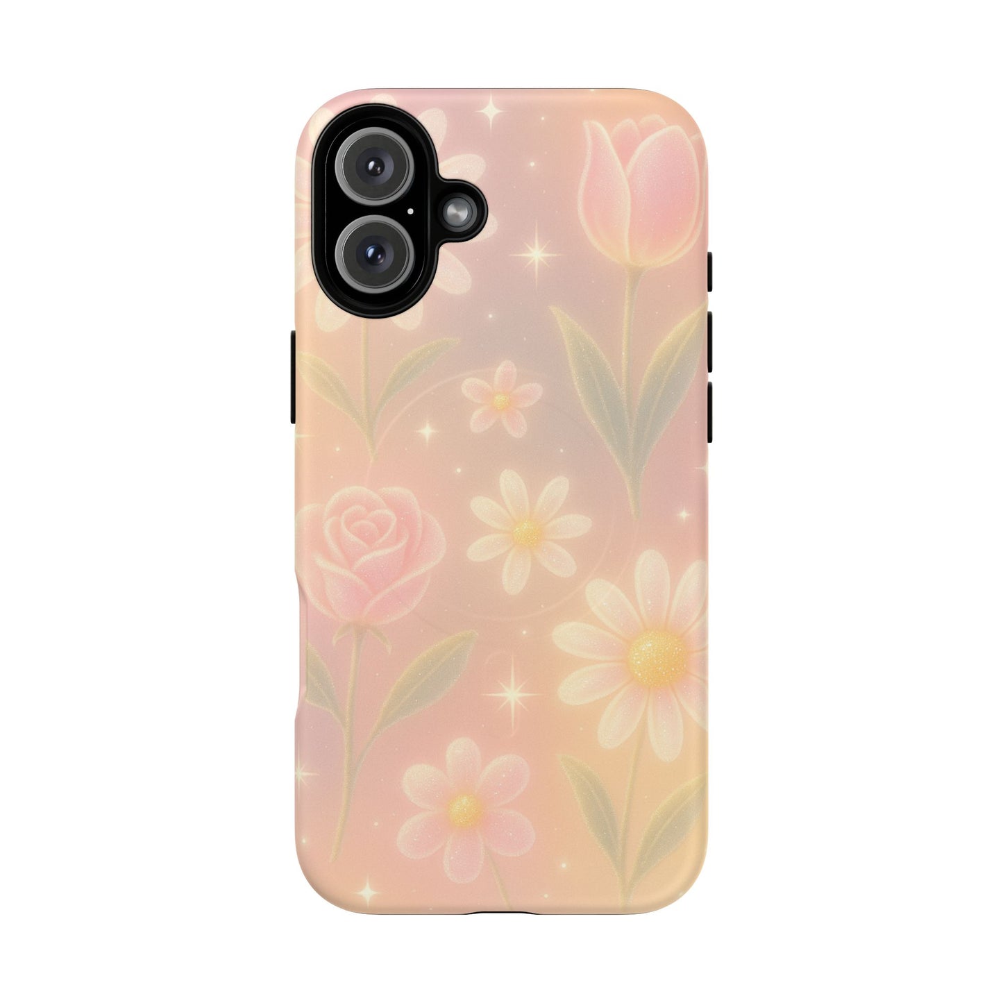 Sparkle Garden Floral iPhone Case with MagSafe