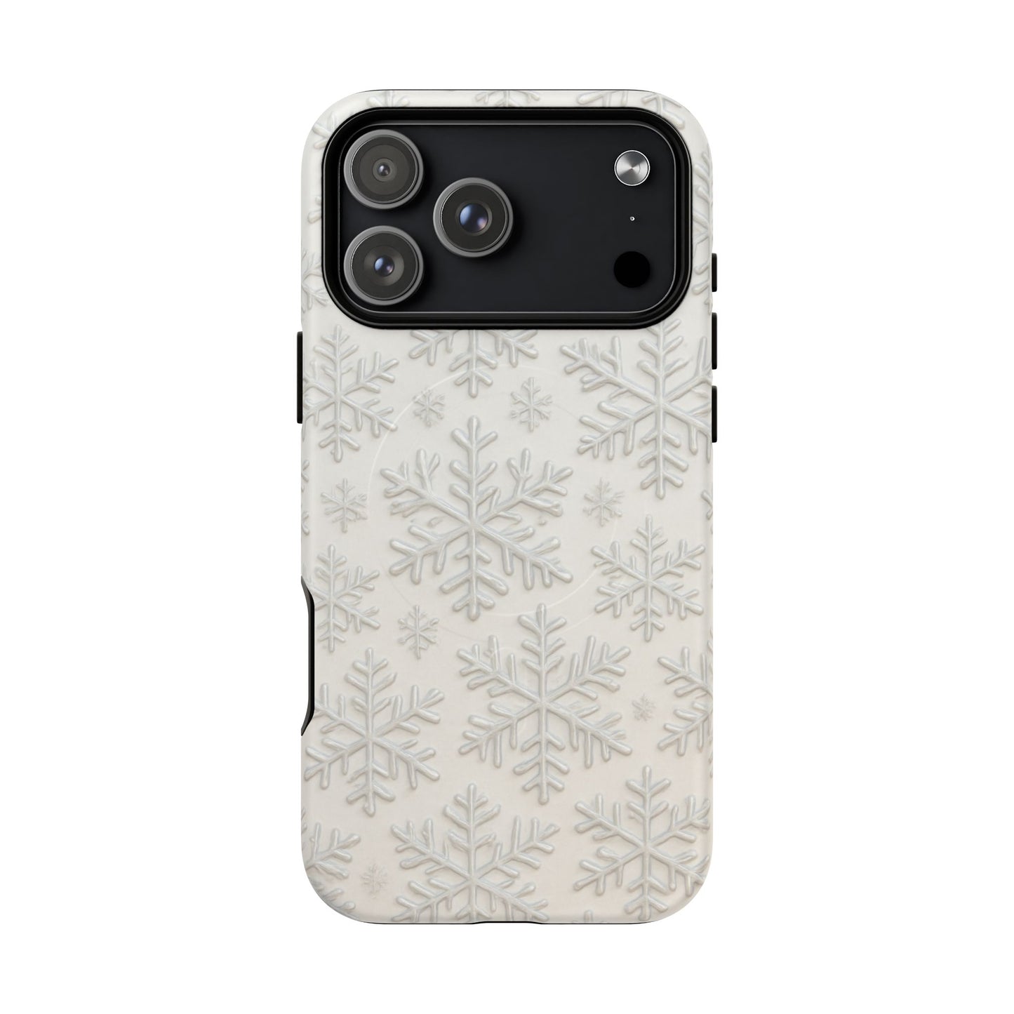 Snowflake Texture iPhone Case compatible with MagSafe - Shamo's