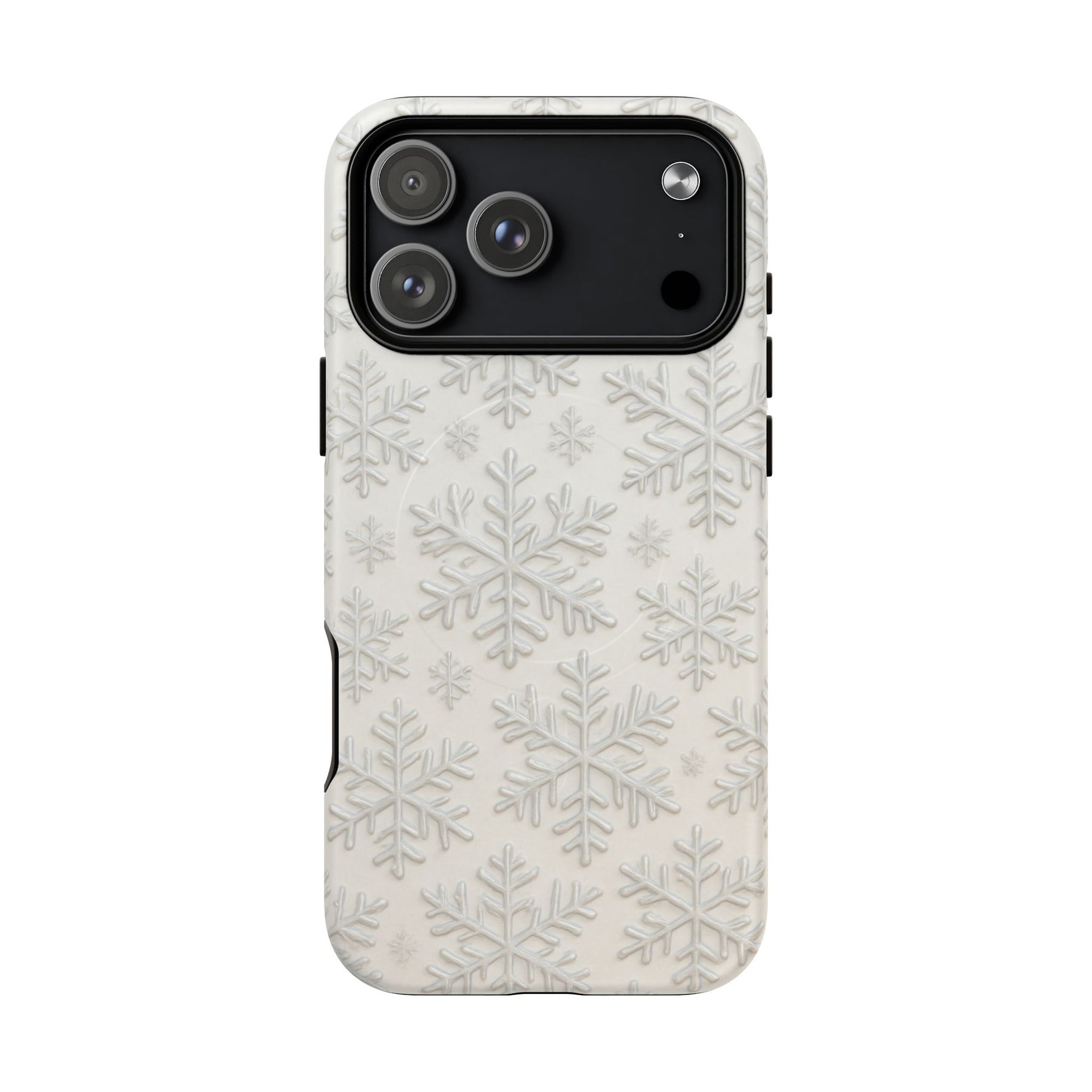 Snowflake Texture iPhone Case compatible with MagSafe - Shamo's