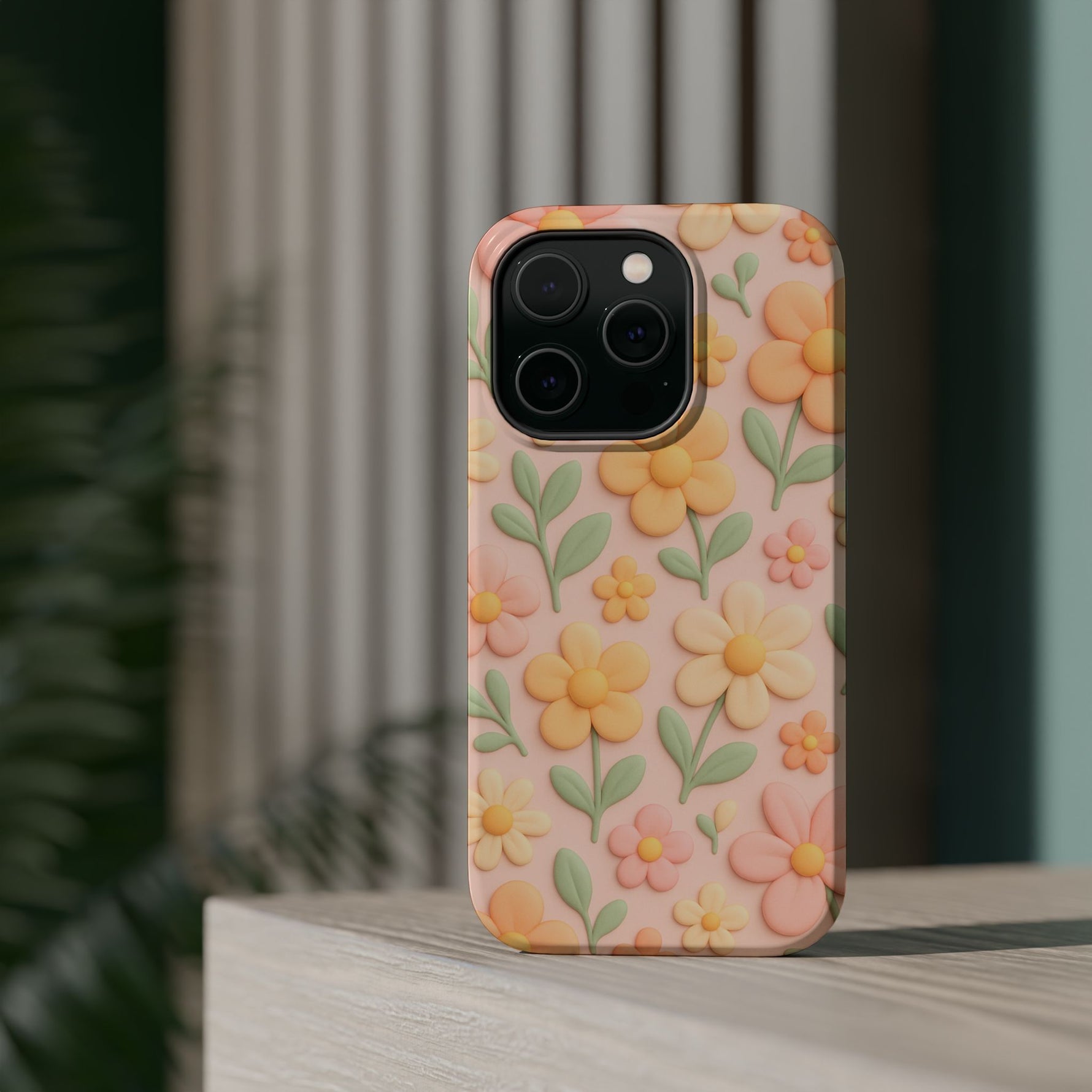 Vintage Floral 3D iPhone Case | MagSafe Compatible - Shamo's