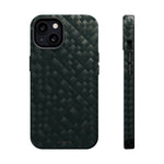 Dark Carbon Fiber Texture Magnetic Impact-Resistant iPhone Case | MagSafe compatible - iPhone 13 / Matte - Shamo's