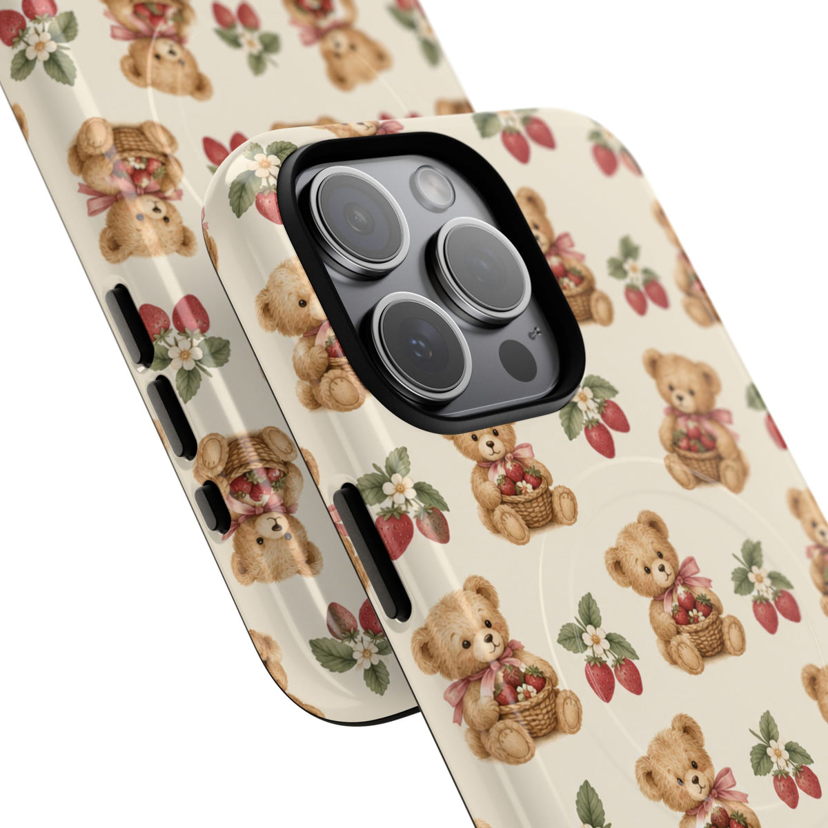 Teddy Berry Basket iPhone Case with MagSafe