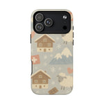 Swiss Chalet Sheep Pattern Tough MagSafe iPhone Case  Shamo's