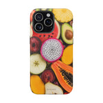 Tropical Fruit Magnetic Impact-Resistant Phone Case with MagSafe