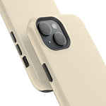 Buttercream Solid Color MagSafe compatible Impact-Resistant iPhone Case