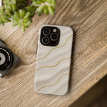 Elegant Gold Wave Tough iPhone Case  Shamo's